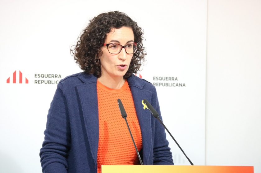  Marta Rovira en el seu discurs davant el Consell Nacional d'Esquerra 