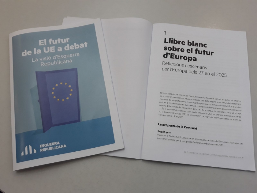   9 de maig, dia d'Europa: dia d'esperança per reformar l'actual UE  