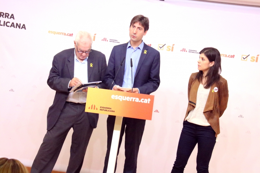  Jordi Solé, Ernest Maragall i Marta Vilalta / ACN 