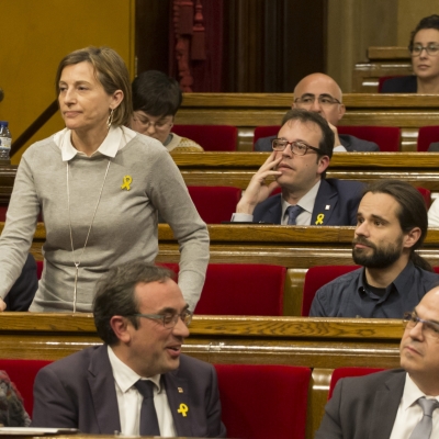 Pluja de contrastos. Crònica de la visita a Carme Forcadell