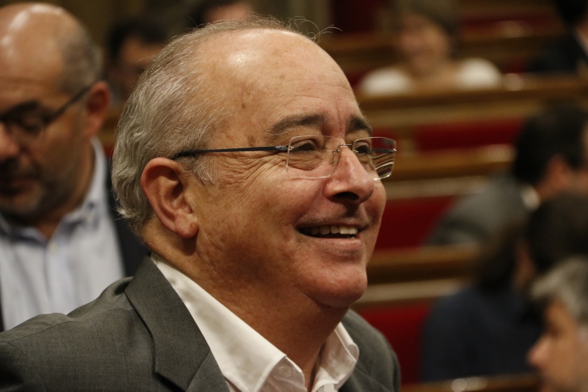  El conseller d'Ensenyament Josep Bargalló al Parlament durant la primera sessió de control al Govern / ACN  