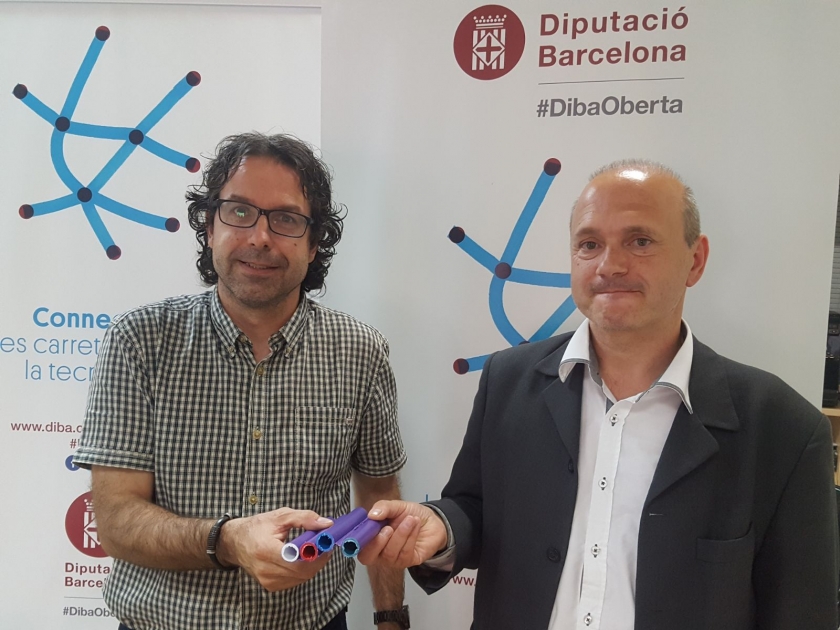  Jordi Fàbrega, diputat d'Esquerra Republicana a la Diputació de Barcelona, encapçala el projecte de desplegament de la fibra òptica 