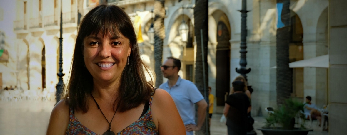  La nova candidata republicana, Olga Arnau, a Vilanova / ERC Vilanova 