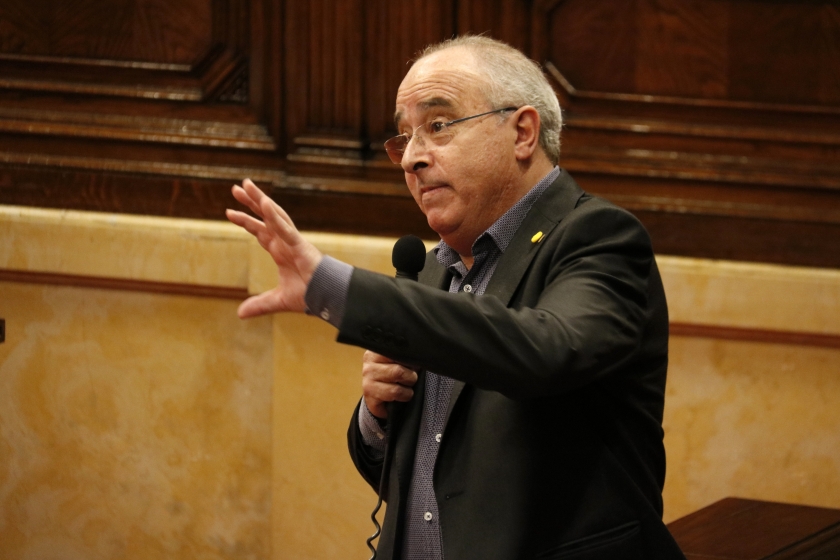  Josep Bargalló en una intervenció al Parlament 