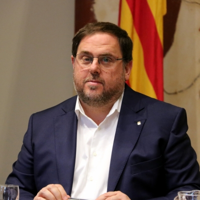 Esquerra Republicana denuncia davant l'Oficina de Drets civils el bus de Ciudadanos amb imatges de Junqueras i Puigdemont