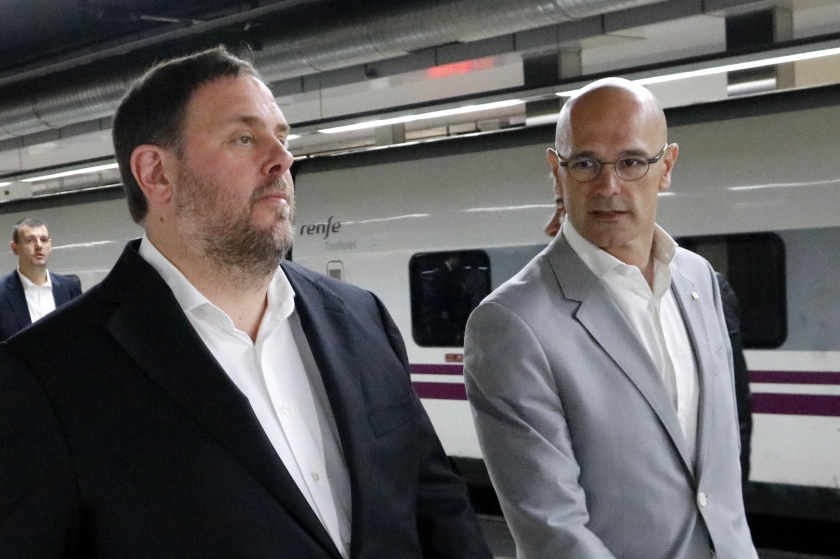  Oriol Junqueras i Raül Romeva / ACN 