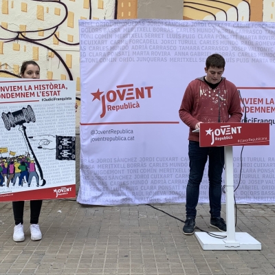 El Jovent Republicà es mobilitzarà arreu del territori per 'canviar el rumb del judici'