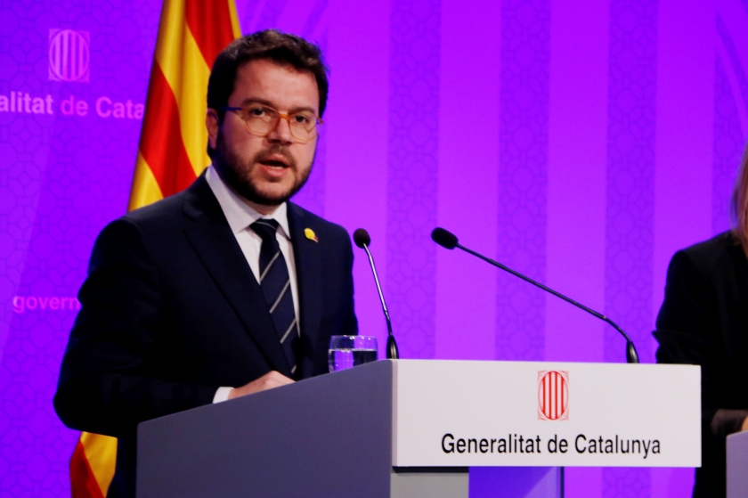  El vicepresident Pere Aragonès presenta la proposta de Pressupostos de la Generalitat per al 2019 / ACN 