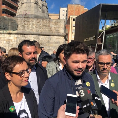 Rufián: “A nosaltres no només ens han espiat, sinó que ens han empresonat perquè som l’única amenaça real al Règim del 78”