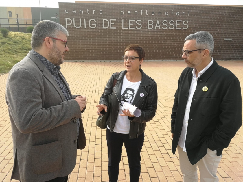   Esquerra Republicana reivindica els presos i preses polítiques en actes a Lledoners, Puig de les Basses i Mas d’Enric  