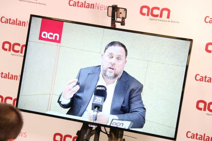   La roda de premsa d'Oriol Junqueras en 15 frases: 'El nostre objectiu legítim ha estat, és i serà la independència de Catalunya'  