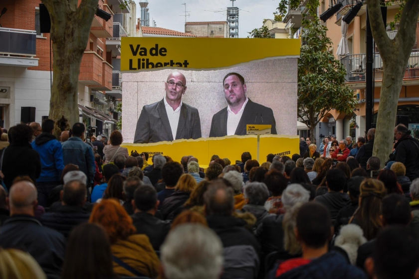   Junqueras: 'Els vostres vots ens faran lliures!'  