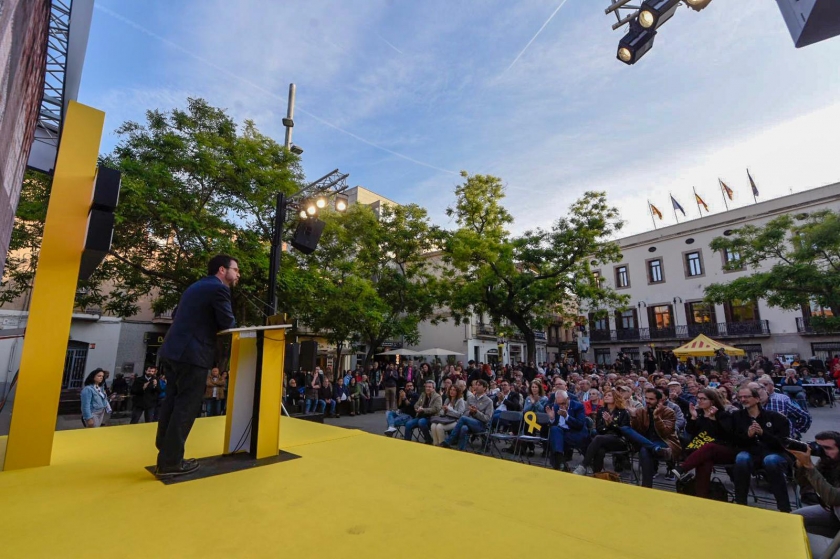   Aragonès: 'El que és una aberració és tenir l'Oriol i la resta de companys i companyes a la presó i no fer res!'  