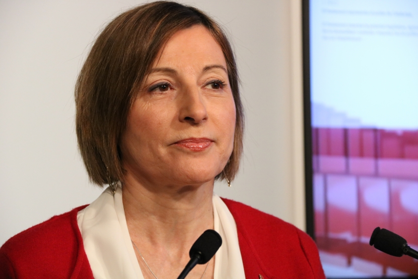   Forcadell: 'La revolució més important del segle XXI és la feminista. Ho saben i per això ens volen aturar amb polítiques negacionistes i feixistes'  