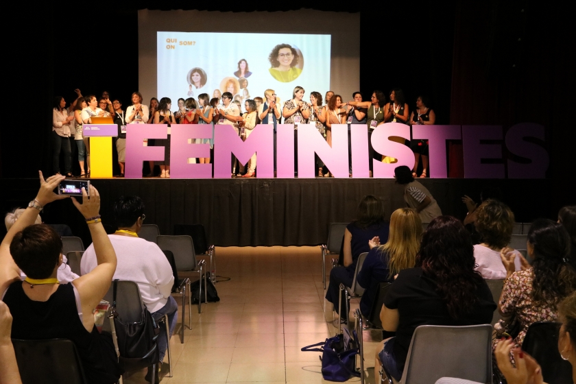  Les participants aquest dissabte a la 3a Convenció de Dones Electes d'Esquerra, a Cabrils 