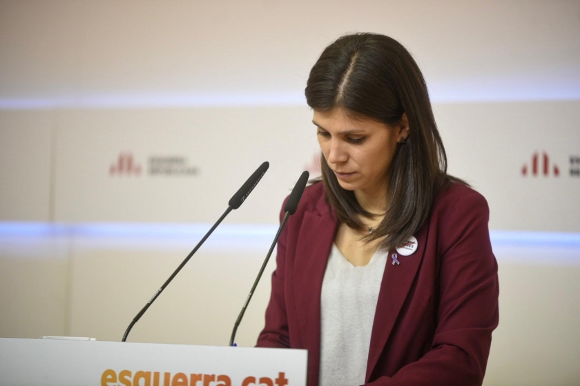  Marta Vilalta en roda de premsa / Marc Puig 