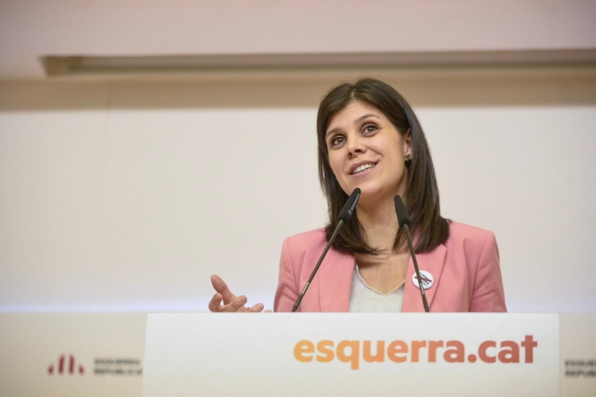  Marta Vilalta en roda de premsa / Marc Puig 