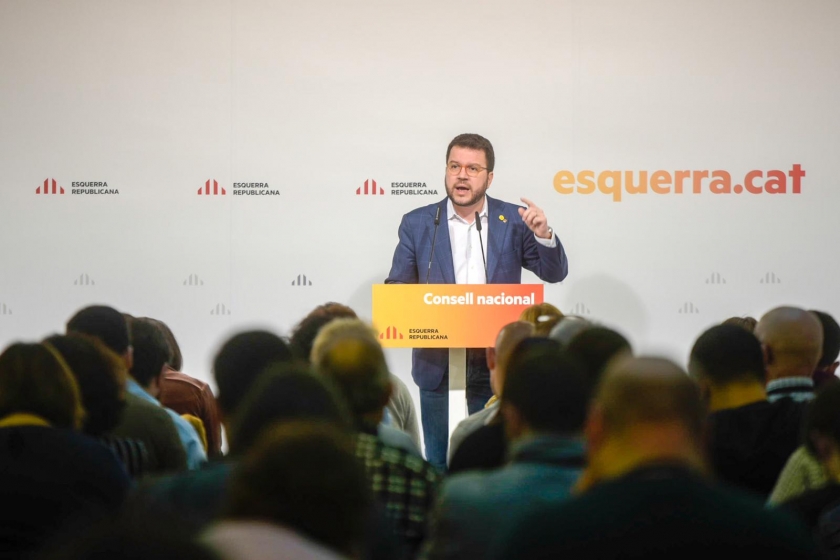  Pere Aragonès al Consell Nacional d'Esquerra Republicana / Marc Puig 