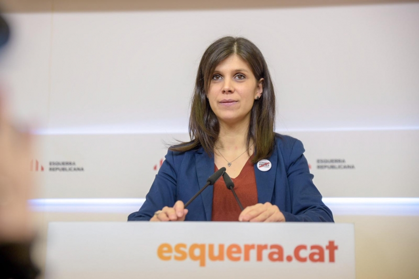  Marta Vilalta en roda de premsa / Marc Puig 