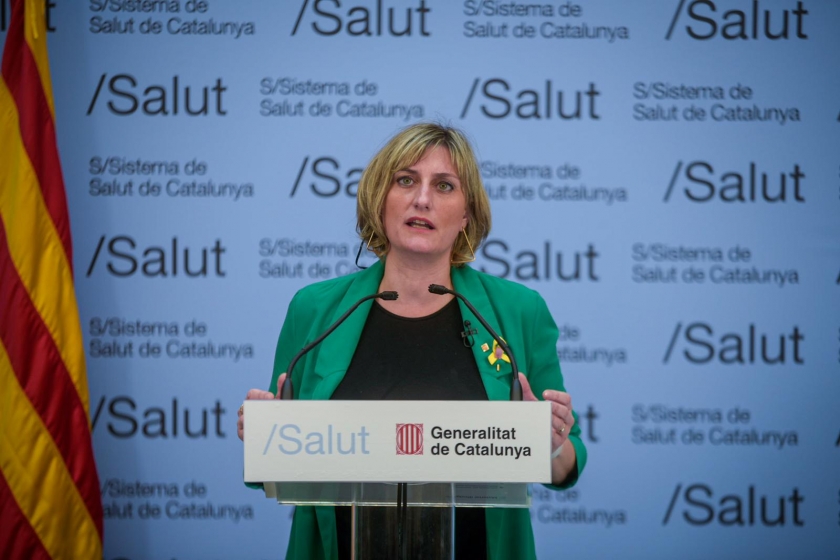  La consellera de Salut, Alba Vergés. 