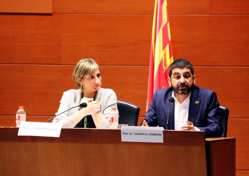  La consellera de Salut, Alba Vergés, i el conseller de Treball, Afers Socials i Famílies, Chakir El Homrani / ACN 