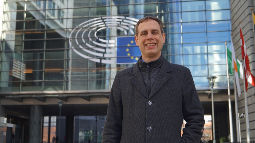  Imatge d'arxiu de l'eurodiputat del Partit Pirata d’Alemanya i conferenciant principal, Patrick Breyer 