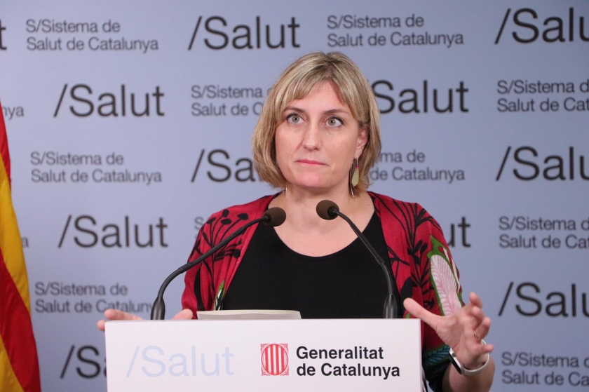  Consellera Alba Vergés en roda de premsa / Joel Codina 