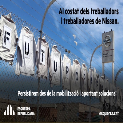 El Consell Nacional d'Esquerra Republicana aprova per unanimitat una proposta de suport a les persones treballadores de Nissan