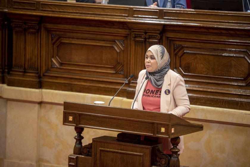  La diputada d'Esquerra Republicana Najat Driouech  