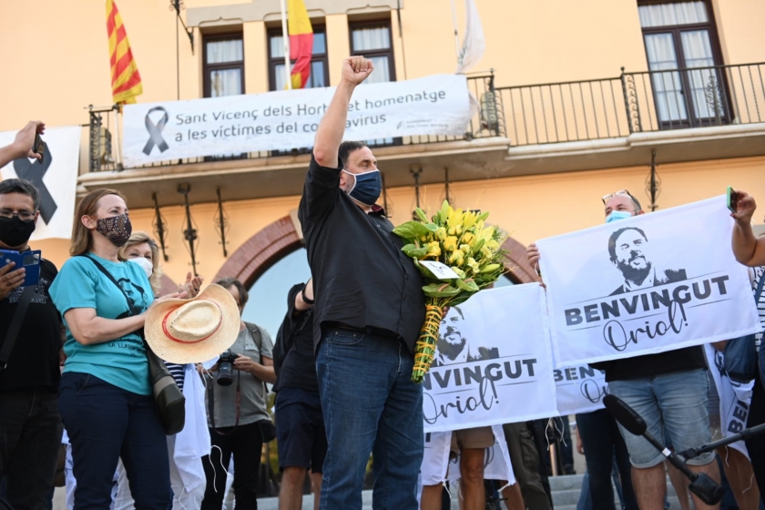  El president d'Esquerra Republicana, Oriol Junqueras, a Sant Vincenç dels Horts / David Torralba 