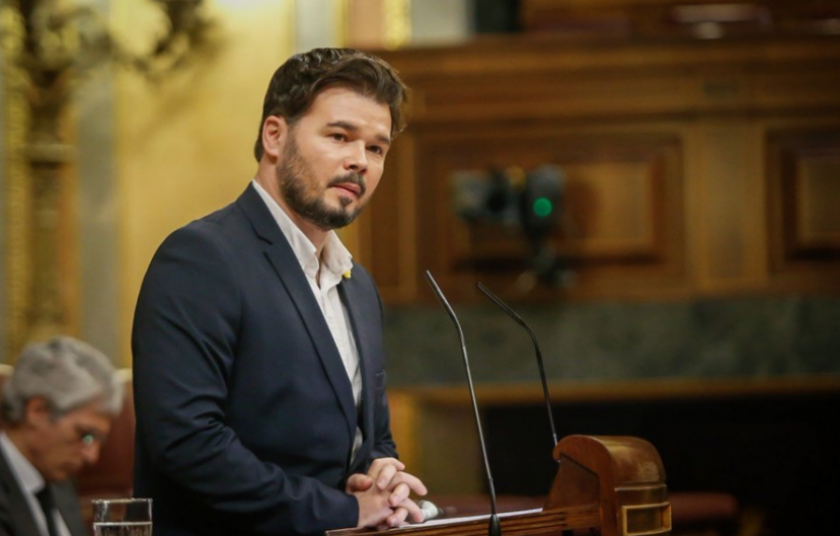  El portaveu d'Esquerra Republicana al Congrés, Gabriel Rufián 