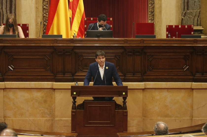  Sergi Sabrià al ple del Parlament 