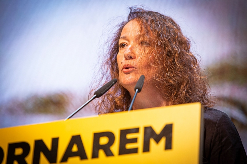  La senadora d'Esquerra Republicana - EH Bildu Laura Castel. 