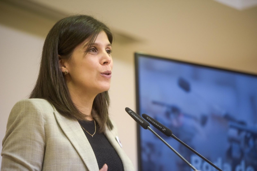  Marta Vilalta, en roda de premsa / Marc Puig  