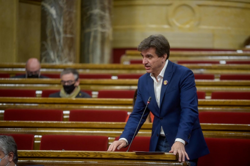  Sergi Sabrià, president del grup parlamentari d'Esquerra Republicana al Parlament/ Marc Puig 