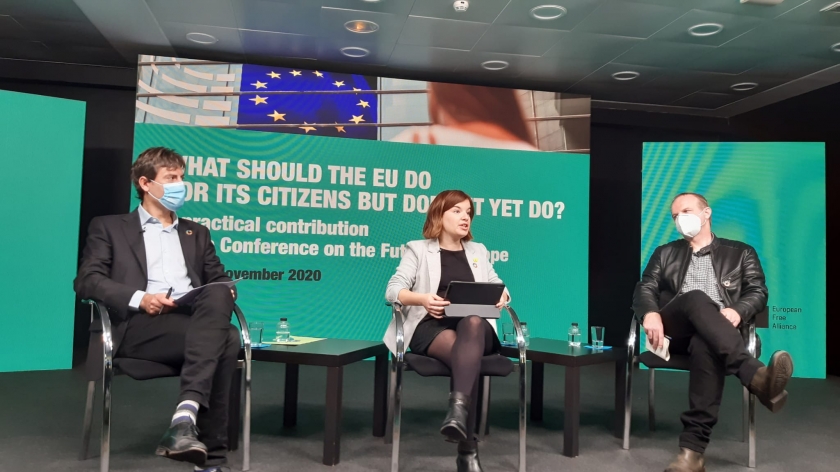   Esquerra Republicana reflexiona sobre què ha de fer la UE per a la seva ciutadania però encara no fa  