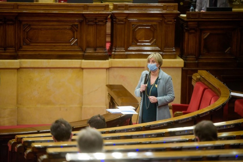  La consellera Alba Vergés al Parlament de Catalunya / Marc Puig 