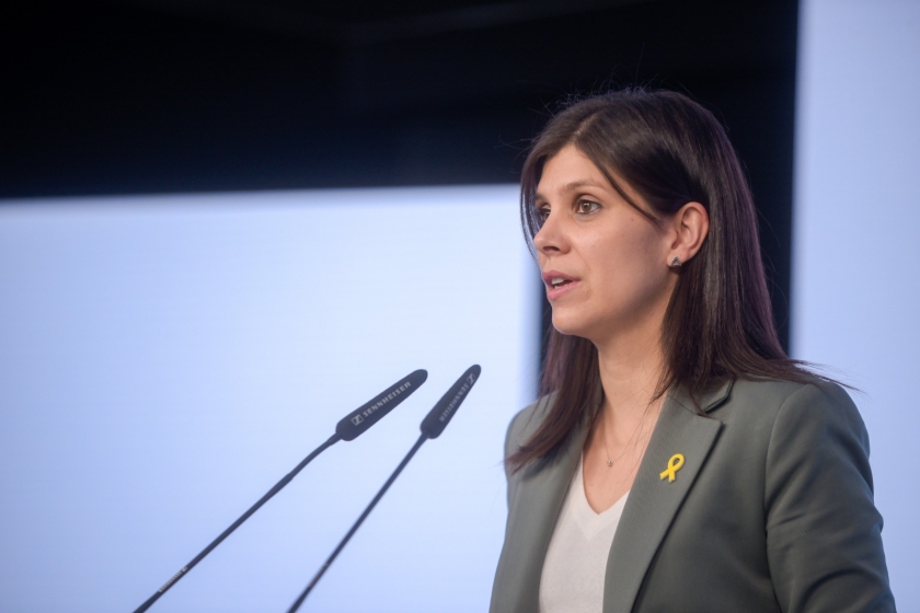  La secretària general adjunta i portaveu d'Esquerra Republicana, Marta Vilalta. 