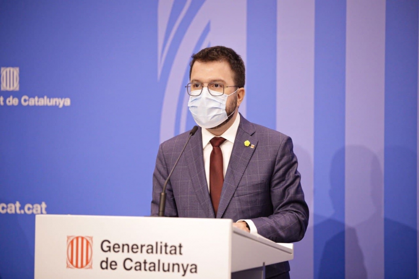  El vicepresident i coordinador nacional d'Esquerra Republicana, Pere Aragonès. 