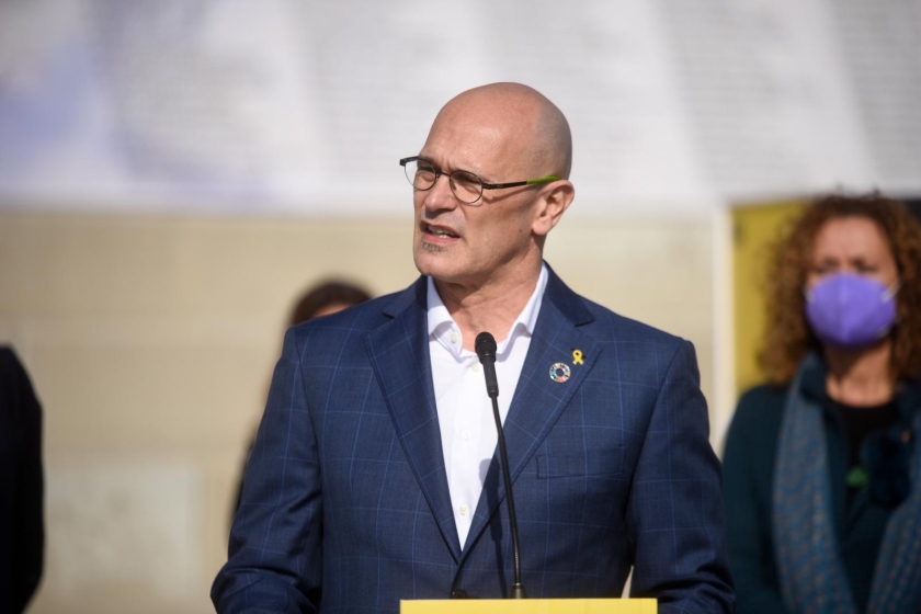  Raül Romeva en un acte de campanya 