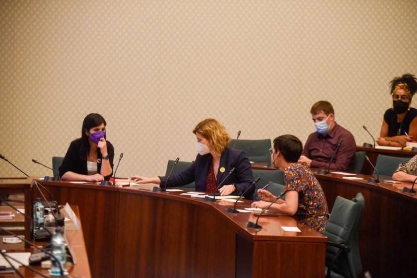  Vilalta, Sans, Díaz i Morales, a la comissió d'Igualtat i Feminismes 