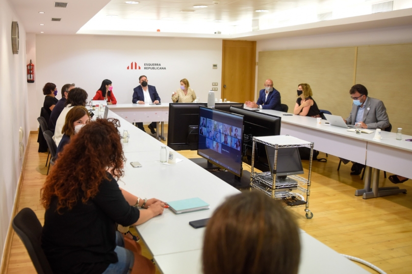  Permanent Nacional d'Esquerra Republicana amb la presència d'Oriol Junqueras, Carme Forcadell, Raül Romeva i Dolors Bassa / Marc Puig 