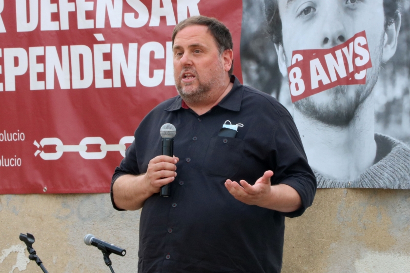  El president d'Esquerra Republicana, Oriol Junqueras, en un acte del Jovent Republicà a Mataró / ACN 