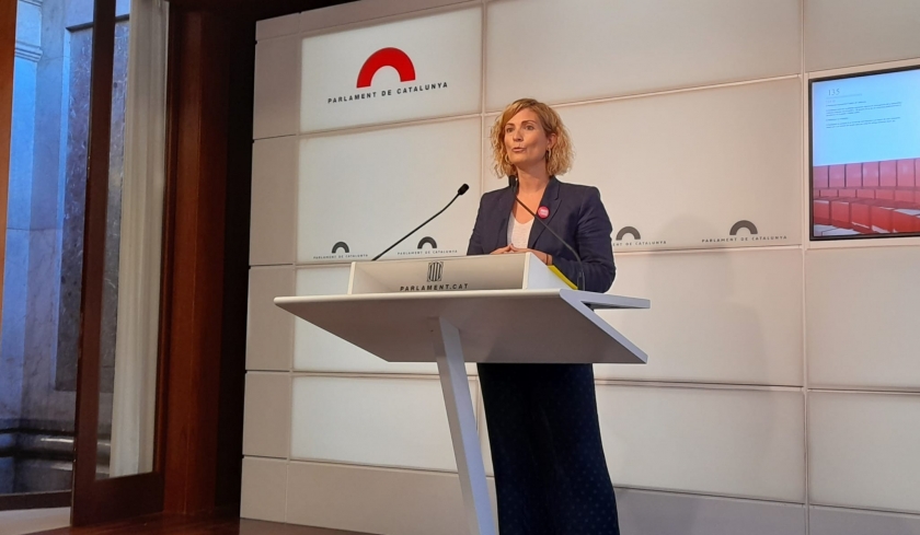  La diputada d'Esquerra Republicana Raquel Sans  