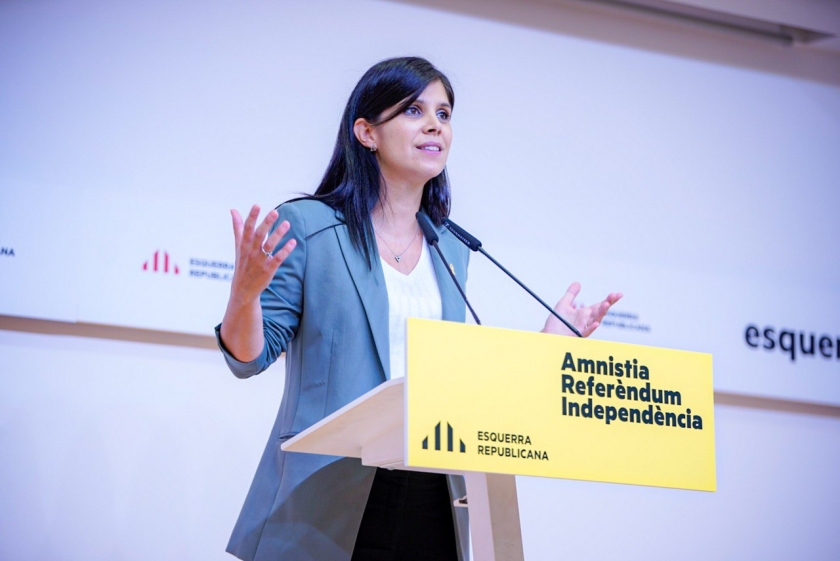  Marta Vilalta, en roda de premsa  