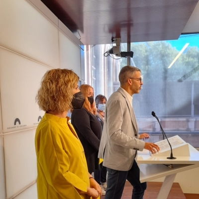 Esquerra Republicana reclama fer front comú al Parlament en contra del projecte de molt alta tensió Valmuel - Begues