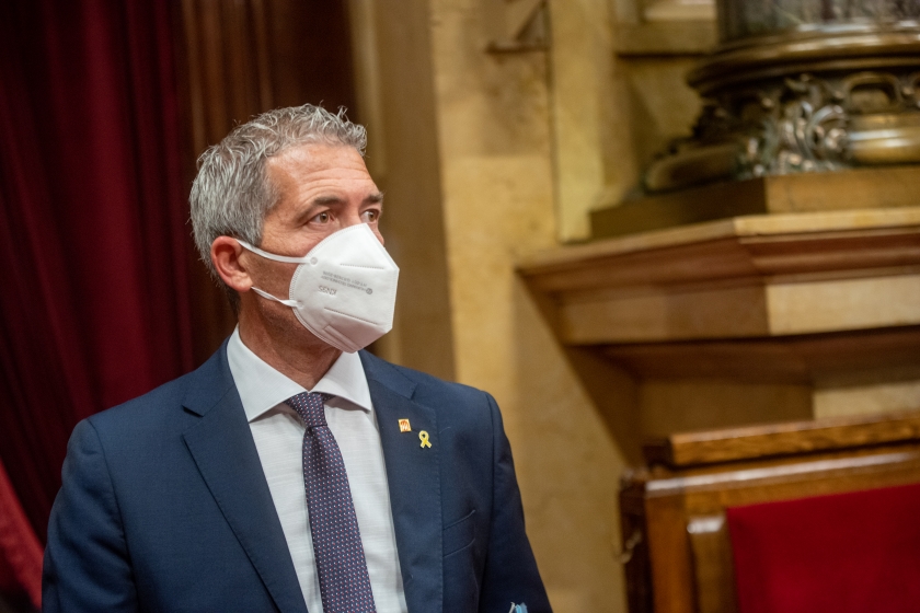  El conseller d'Educació, Josep Gonzàlez-Cambray, al Parlament de Catalunya / Marc Puig 