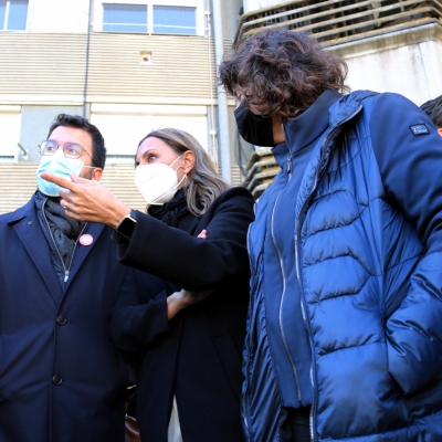 Aragonès anuncia que la Generalitat finançarà la retirada d’amiant de tots els habitatges de Badia del Vallès, per un import de 4,5 milions d’euros