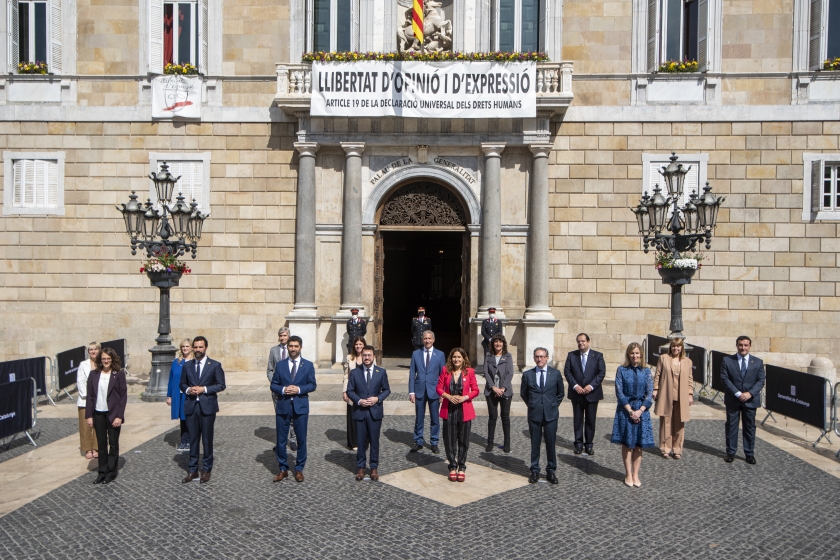  El nou Govern, liderat pel president Pere Aragonès 