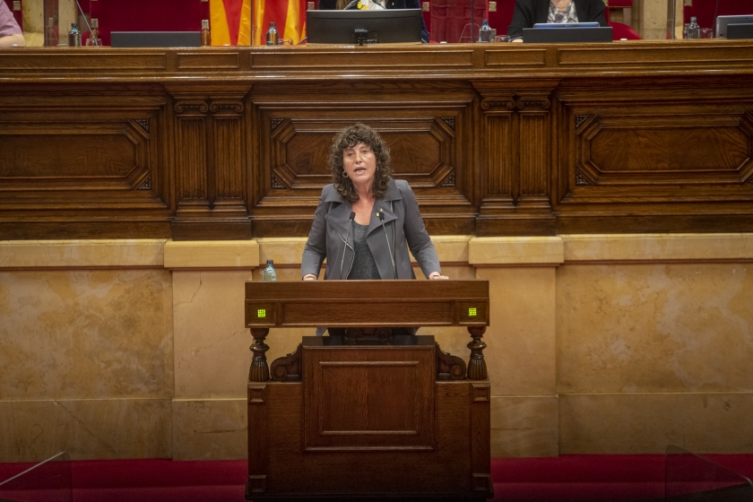  Consellera Teresa Jordà al Parlament de Catalunya 